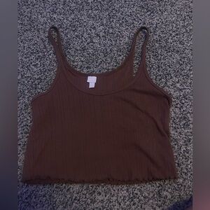 🌸NWOT brown colsie tank top